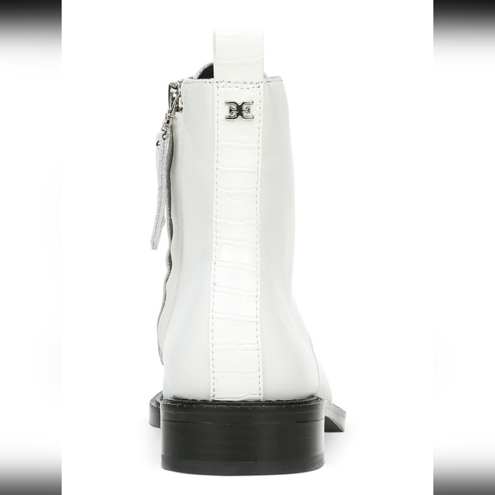 Sam Edelman Nina white combat boots size 8 - Picture 3 of 7